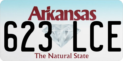 AR license plate 623LCE