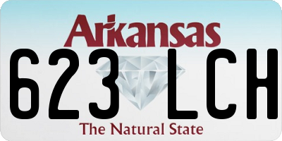 AR license plate 623LCH