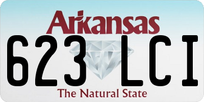 AR license plate 623LCI
