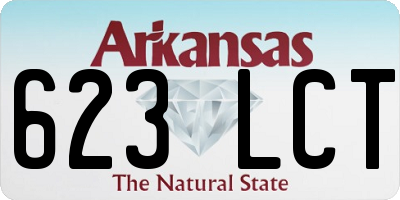 AR license plate 623LCT