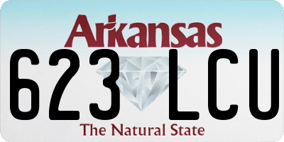 AR license plate 623LCU