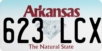 AR license plate 623LCX