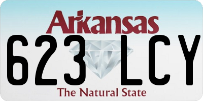 AR license plate 623LCY