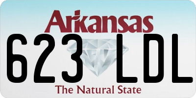 AR license plate 623LDL