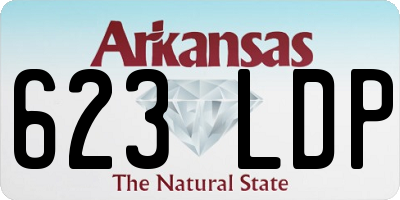 AR license plate 623LDP