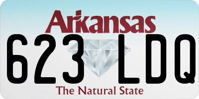 AR license plate 623LDQ
