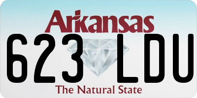 AR license plate 623LDU