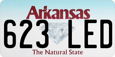 AR license plate 623LED