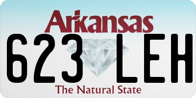 AR license plate 623LEH