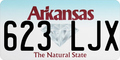 AR license plate 623LJX
