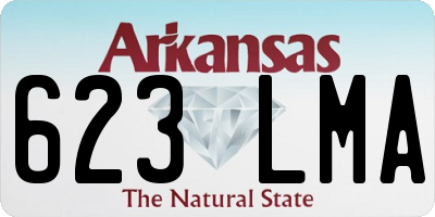 AR license plate 623LMA
