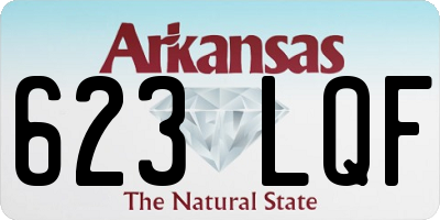 AR license plate 623LQF