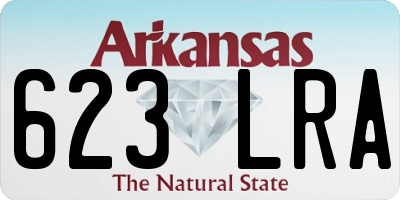 AR license plate 623LRA