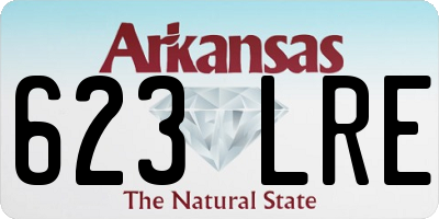 AR license plate 623LRE