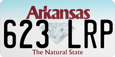 AR license plate 623LRP