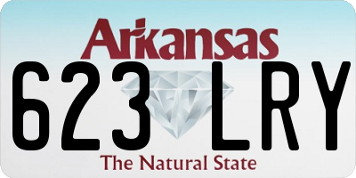 AR license plate 623LRY