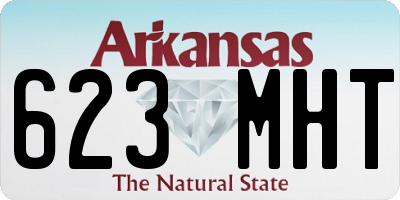 AR license plate 623MHT