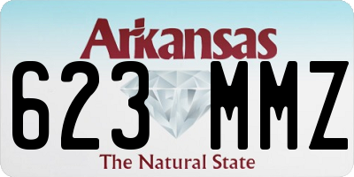 AR license plate 623MMZ