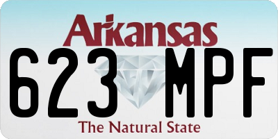 AR license plate 623MPF