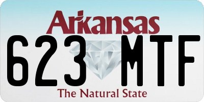 AR license plate 623MTF