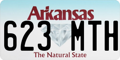 AR license plate 623MTH
