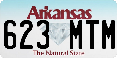 AR license plate 623MTM