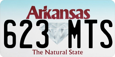 AR license plate 623MTS