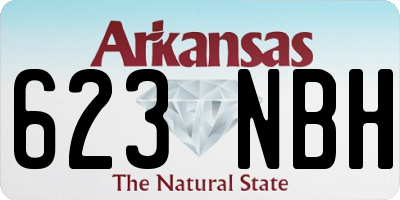 AR license plate 623NBH