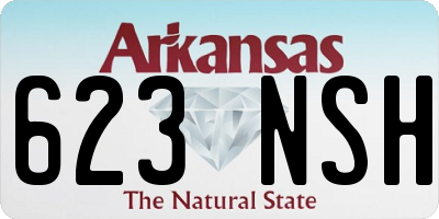 AR license plate 623NSH