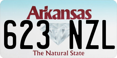 AR license plate 623NZL