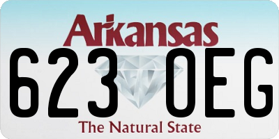 AR license plate 623OEG