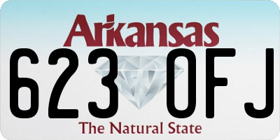AR license plate 623OFJ