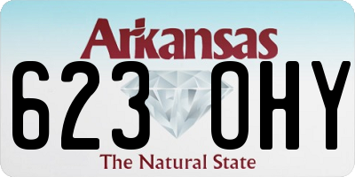 AR license plate 623OHY