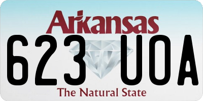 AR license plate 623UOA