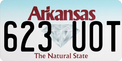 AR license plate 623UOT