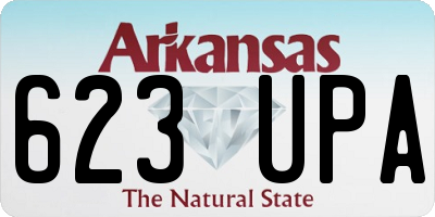AR license plate 623UPA
