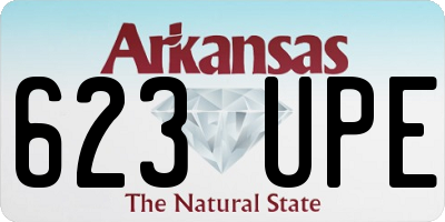 AR license plate 623UPE