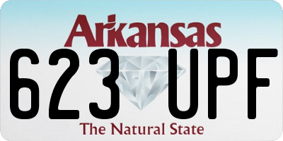AR license plate 623UPF