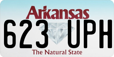 AR license plate 623UPH