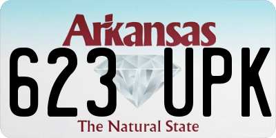 AR license plate 623UPK