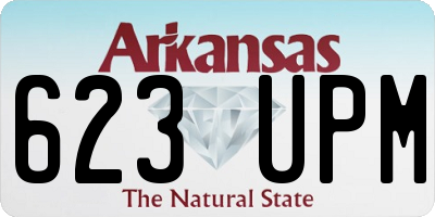 AR license plate 623UPM
