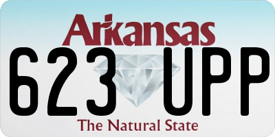 AR license plate 623UPP