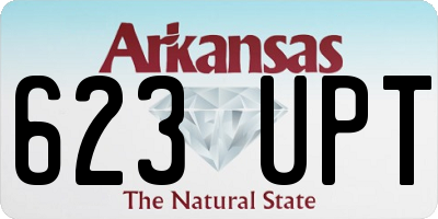 AR license plate 623UPT