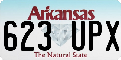 AR license plate 623UPX