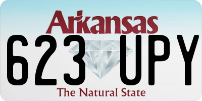 AR license plate 623UPY