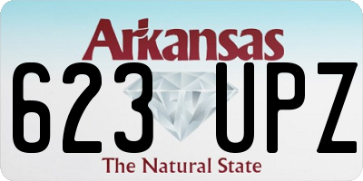 AR license plate 623UPZ
