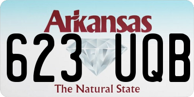 AR license plate 623UQB