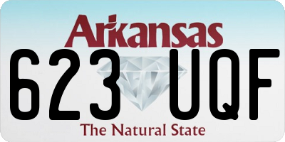 AR license plate 623UQF