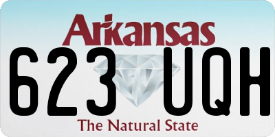AR license plate 623UQH
