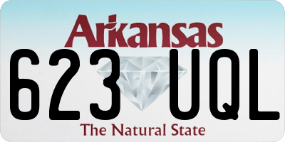 AR license plate 623UQL